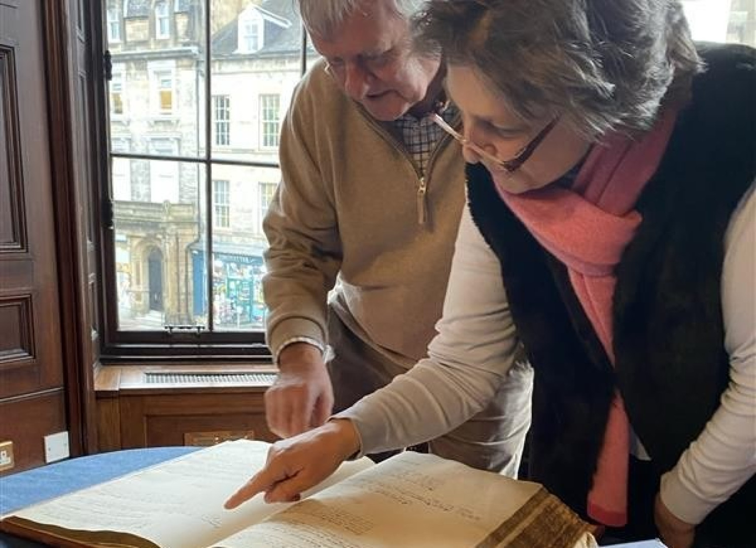 A Special Visitor to The Merchants Hall