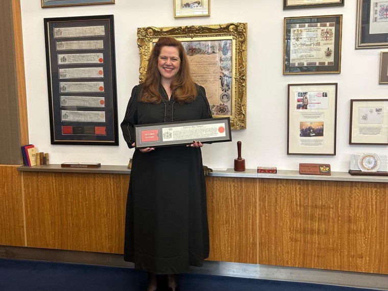 A Historic Honour for Our Treasurer