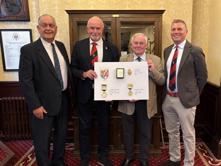 Historic Stewart's Melville Golf Club Medals Secured in the Company Vault
